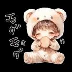 もこもこ着ぐるみがんばるたけちゃん。