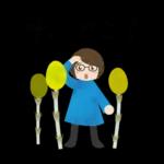 眼鏡女子の春スタンプ