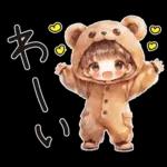 もこもこ着ぐるみがんばるたけちゃん。