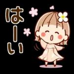 ずっと使える③♡可愛い女子(おかっぱ)