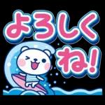 夏クマ・デカ文字だね！