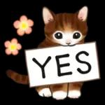 毎日☆猫たちのスタンプ