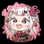 hololive sticker "Nakiri Ayame"