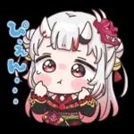 hololive sticker "Nakiri Ayame"