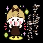 動く♪リボンの女の子【日常会話】