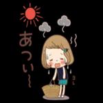 大人可愛い♡［毎日使える夏のスタンプ］