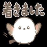 かわいい鳥のスタンプ