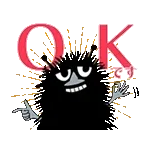 ムーミン 動く敬語スタンプ
