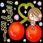 大人かわいい敬語スタンプ〜おとなカノジョ_-