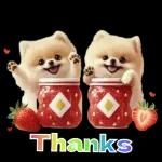 癒しポメラニアンの春のあいさつ 2