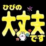 ひびの専用デカ文字毎日使えるスタンプ