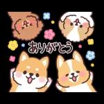 可愛い子犬スタンプ登場