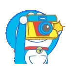 夏のうごくドラえもんスタンプ