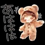 もこもこ着ぐるみがんばるたけちゃん。