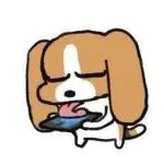 かわいいビーグルスタンプです