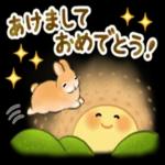 冬＆年末年始☆うさぎのスタンプ_