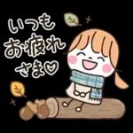 *✦1日中使える毎日のスタンプ2秋•.