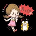 愛され奥様のかわいいスタンプ
