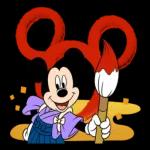 ディズニーキャラクターのあけおめ