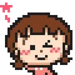 ドットでうごく！ちびまる子ちゃん絵文字