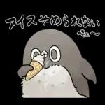 【夏】虚無かわいいアデリーペンギン