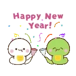 【２０２５巳年】幸せ運ぶ♡白ヘビさん