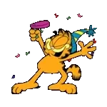 動く！ガーフィールド 3 （冬スタンプ）