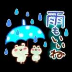 雨の日・梅雨シーズン・スタンプ