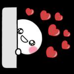 気持ちを伝える♡しろまるハートスタンプ