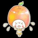 りんごの子スタンプ