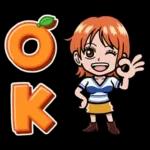 アニメ25周年!使えるONE PIECEスタンプ