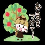 動く♪リボンの女の子【日常会話】