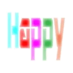 毎日使えるキラキラ光るデカ文字