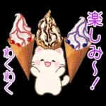 ずっと使える♪ちびころにゃんと夏スイーツ