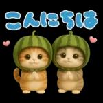 ちびニャンず♡夏の日常-毎日使える-