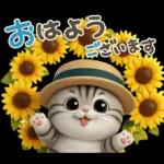 ねこちぃず♡夏スタンプ