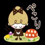 動く♪リボンの女の子【日常会話】