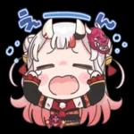 hololive sticker "Nakiri Ayame"