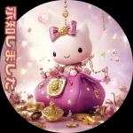 ハローキティの春のテーマのステッカーセット
