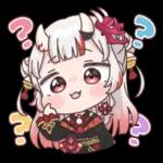 hololive sticker "Nakiri Ayame"