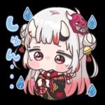 hololive sticker "Nakiri Ayame"