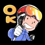 スキースタンプです