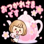  春にぴったりな優しいスタンプ✨