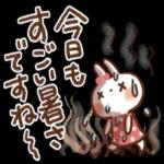 毎日便利【夏】白うさぎさん時々インコ_-_