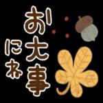 うれしいたのしい秋の訪れ