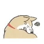 のばされわんこの動くスタンプ