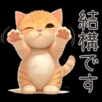 ぽっちゃりちび橘猫