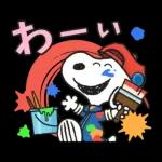 スヌーピー ドロップス コラボスタンプ