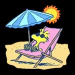 スヌーピー夏休みスタンプ
