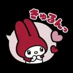 簡単お返事♪マイメロディふきだしスタンプ